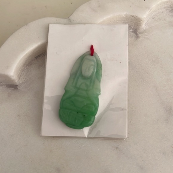 Buddha Jade Pendant Necklace - Picture 11 of 11